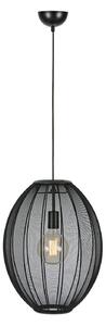 Lampada a sospensione Markslöjd, Florence, dimmerabile, Nero, Soggiorno, Tessuto / Tessile, Scandinavo