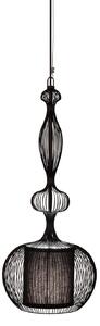 Lampada a sospensione Forestier, Impératrice, dimmerabile, Nero, Soggiorno, Metallo, Design