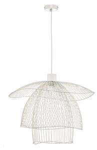Lampada a sospensione Forestier, Papillon S, dimmerabile, Bianco, Soggiorno, Metallo, Design
