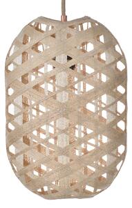 Lampada a sospensione Forestier, Capsule S, dimmerabile, Beige, Soggiorno, Bambù, Design