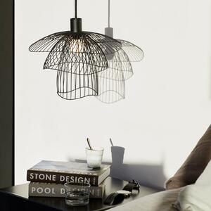 Lampada a sospensione Forestier, Papillon XS, dimmerabile, Nero, Soggiorno, Metallo, Design