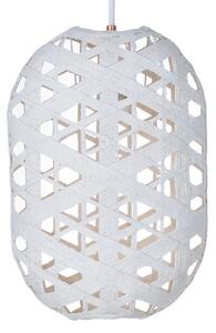 Lampada a sospensione Forestier, Capsule S, dimmerabile, Bianco, Soggiorno, Bambù, Design