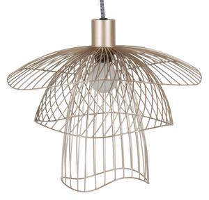 Lampada a sospensione Forestier, Papillon XS, dimmerabile, Beige, Soggiorno, Metallo, Design