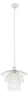 Lampada a sospensione Forestier, Papillon XS, dimmerabile, Bianco, Soggiorno, Metallo, Design