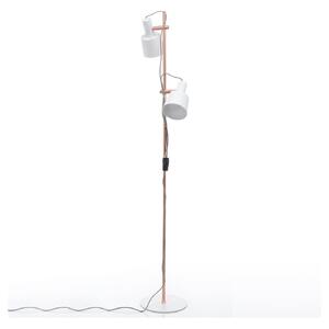 Lampada da terra Paulmann, Haldar, Bianco, Soggiorno, Metallo, Moderno