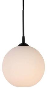 Lampada a sospensione Belid, dimmerabile, Nero, Sala da pranzo, Vetro
