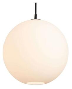 Lampada a sospensione Belid, dimmerabile, Nero, Sala da pranzo, Vetro