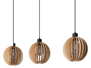 Lampada a sospensione Envostar, Clay, dimmerabile, Legno, Corridoio, Legno, Scandinavo