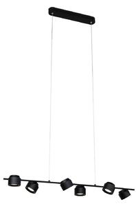 Lampada a sospensione Paulmann, Puric Pane, dimmerabile, Nero, Soggiorno, Plastica, Moderno
