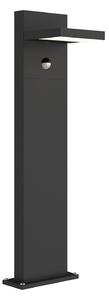 Lampade da esterno Lucande, Silvan, Nero, Terrazza, Alluminio, Moderno