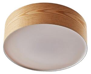 Plafoniera Lindby, Dominic, dimmerabile, Legno, Soggiorno, Legno, Scandinavo