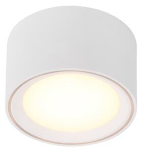 Plafoniera Nordlux, Fallon, dimmerabile, Bianco, Soggiorno, Metallo, Moderno