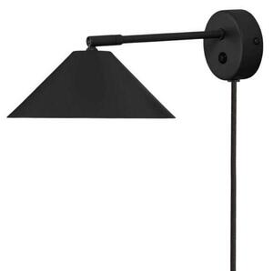 Applique da parete Globen Lighting, Cannes, Nero, Soggiorno, Metallo, Design