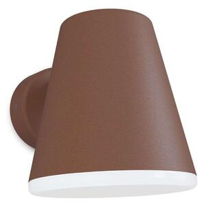 Lampade da esterno Belid, dimmerabile, Marrone / Ruggine, Terrazza, Vetro