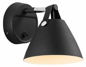 Applique da parete DFTP by Nordlux, Strap, Nero, Soggiorno, Metallo, Moderno