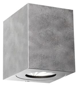 Lampade da esterno Nordlux, Canto Kubi 2, Metallizzato, Metallo, Moderno