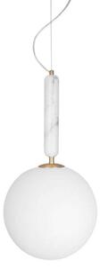 Lampada a sospensione Globen Lighting, Bianco, Sala da pranzo, Vetro