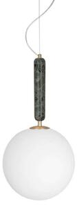 Lampada a sospensione Globen Lighting, Torrano, dimmerabile, Verde, Soggiorno, Vetro, Design