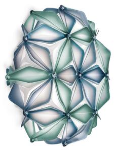 Plafoniera Slamp, La Vie, dimmerabile, Blu, Soggiorno, Plastica, Design