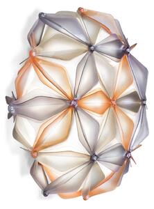Plafoniera Slamp, La Vie, dimmerabile, Beige, Soggiorno, Plastica, Design