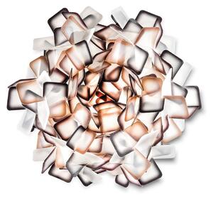 Applique da parete Slamp, CLIZIA, Arancione, Soggiorno, Plastica, Design