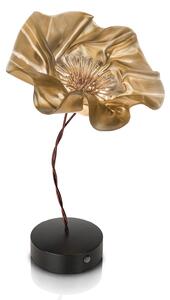 Lampade da tavolo Slamp, LaFleur, dimmerabile, Dorato / Ottone, Soggiorno, Plastica, Design