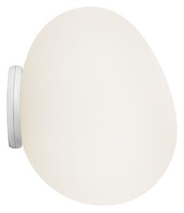 Applique da parete Foscarini, Gregg piccola, dimmerabile, Bianco, Bagno, Vetro, Design