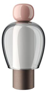 Lampada da tavolo Easy Peasy ToGo, rosa/grigio/bronzo, 24 cm