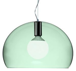 Lampada a sospensione Kartell, Small FL/Y, Verde, Soggiorno, Plastica, Design