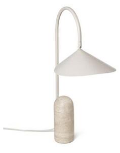 Lampade da tavolo ferm LIVING, Arum, Beige, Soggiorno, Marmo, Design