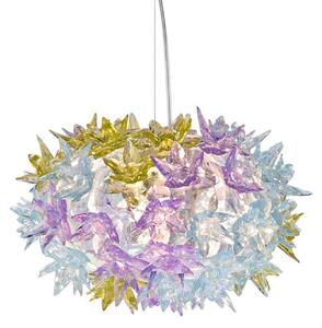 Lampada a sospensione Kartell, Bloom S2, Viola, Soggiorno, Plastica, Design
