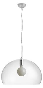 Lampada a sospensione Kartell, FL/Y, dimmerabile, Trasparente, Soggiorno, Plastica, Design