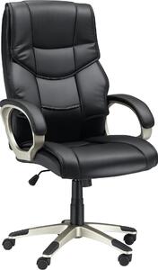 Sedia da chef HOMCOM, sedia girevole, sedia da ufficio, sedia da scrivania, poltrona da ufficio