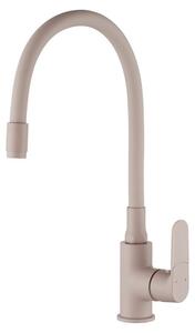 Miscelatore per lavello Joga Plus con bocca flessibile, colore beige