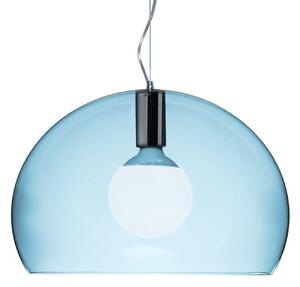 Lampada a sospensione Kartell, Small FL/Y, Blu, Soggiorno, Plastica, Design