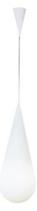 Lampada a sospensione Rotaliana, Goccia, dimmerabile, Bianco, Soggiorno, Vetro, Design