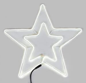 Stella Natalizia LED Neon Flex DOPPIA ILLUMINAZIONE, 58x56cm, IP44 Colore Bianco Caldo 2700 - 3000 °K