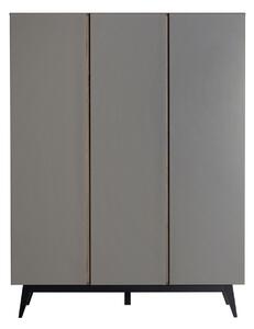 Armadio Quax Trendy 3 Ante Grigio Scuro