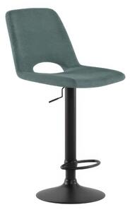 Sgabello in Tessuto ALEX Design twist Dimensioni 45x 52x h 88,5-Max 103,5 cm tessuto Easy-Clean acquamarina