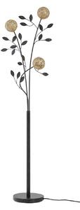 Lampada da terra Lucande, Evory, Nero, Soggiorno, Metallo, Fiorentino