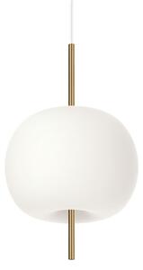 Lampada a sospensione kdln, KUSHI 16, dimmerabile, Bianco, Soggiorno, Vetro, Design