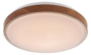 Plafoniera Lindby, Mendosa, Legno, Soggiorno, Plastica, Moderno