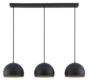 Lampada a sospensione Lindby, Tarjei, dimmerabile, Nero, Soggiorno, Metallo, Moderno
