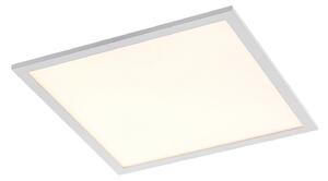Plafoniera Lindby, Quais, Bianco, Cucina, Alluminio, Moderno