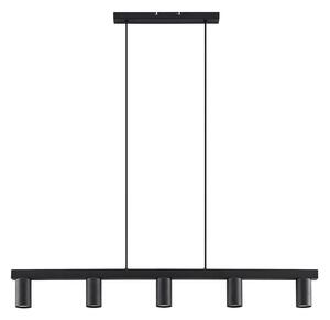 Lampada a sospensione Lindby, Baliko, dimmerabile, Nero, Soggiorno, Metallo, Moderno