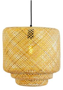 Lampada a sospensione Dyberg Larsen, Boom, dimmerabile, Legno, Soggiorno, Bambù, Scandinavo
