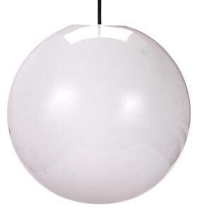 Lampada a sospensione Dyberg Larsen, Café Opal, dimmerabile, Bianco, Soggiorno, Vetro