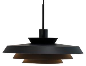 Lampada a sospensione Dyberg Larsen, DL44, dimmerabile, Nero, Soggiorno, Metallo, Design