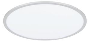Plafoniera Lindby, Narima, dimmerabile, Grigio, Cucina, Plastica, Moderno