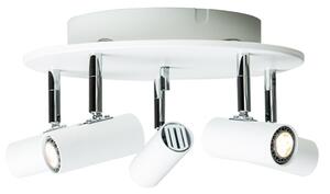 Cato 5-spot Plafoniera Bianco Opaco